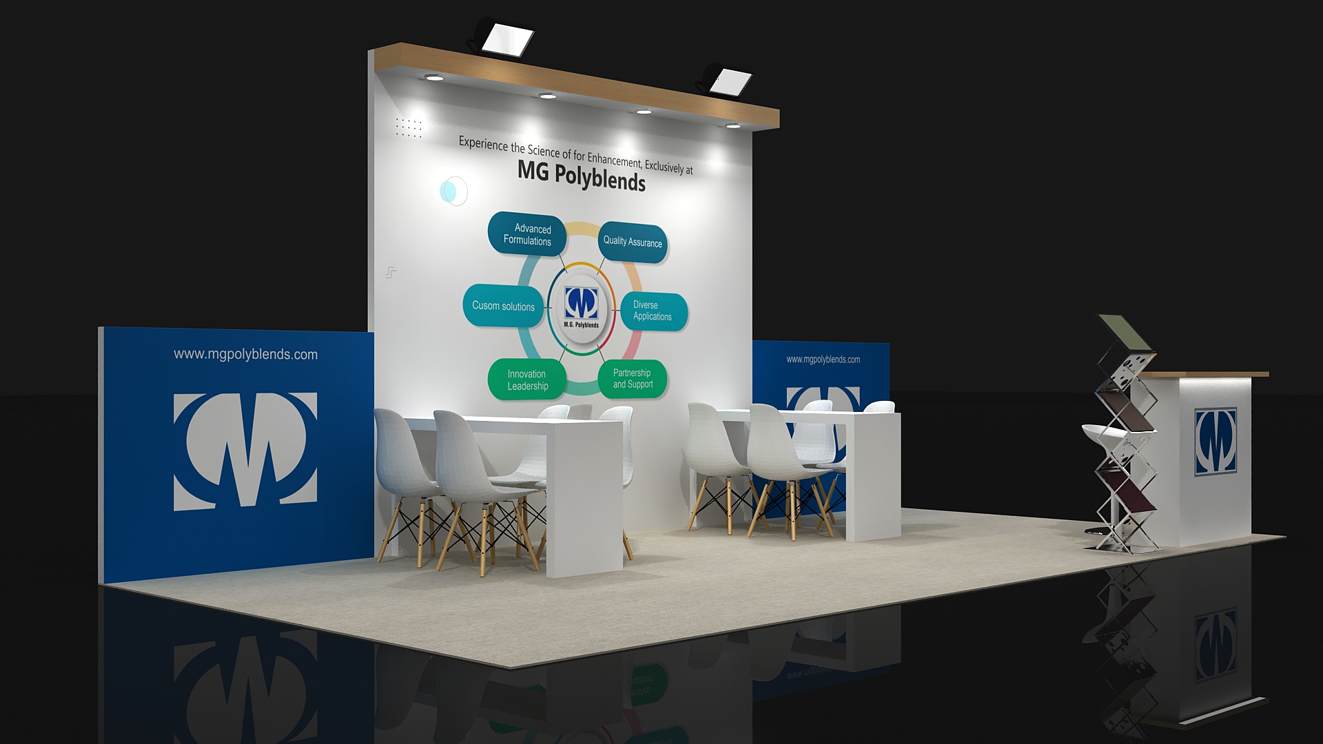 20x10 Trade show booth 01