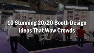 10 Stunning 20×20 Booth Design Ideas That Wow Crowds