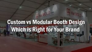 Custom vs Modular Booth Design: Which Is Right For Your Brand