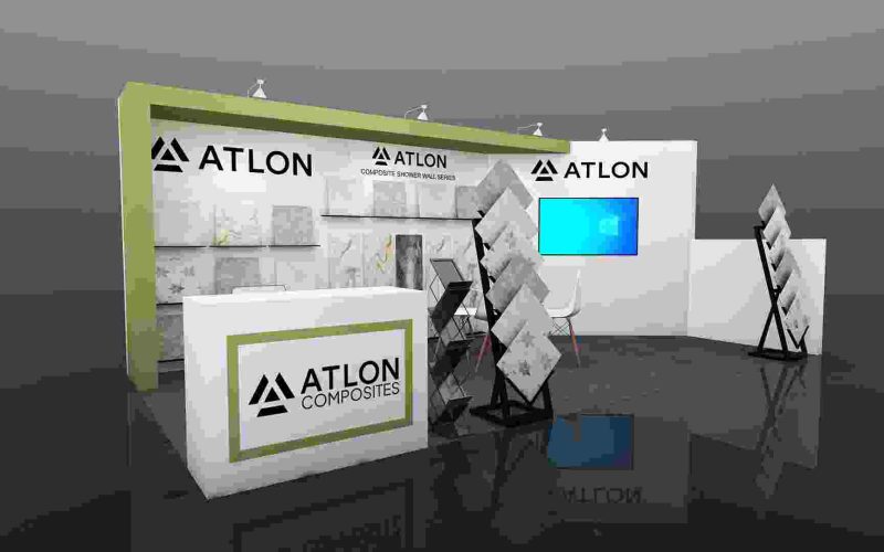 10x20 Exhibition Booth Design Display