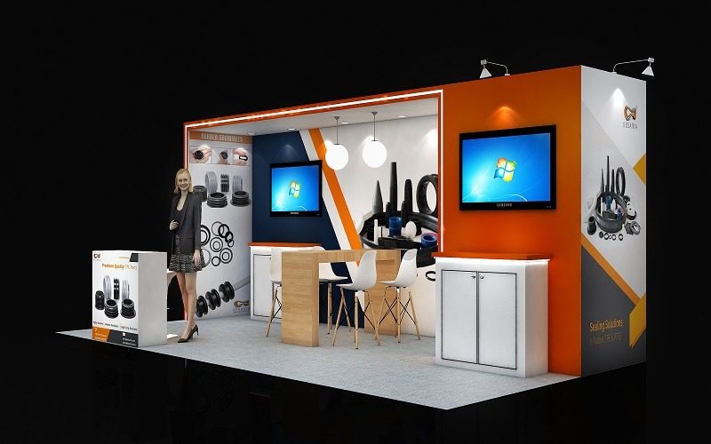 10x20 Trade show Booth Design
