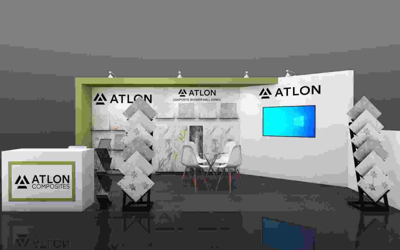 10x20 Exhibition Booth Design Display Ideas