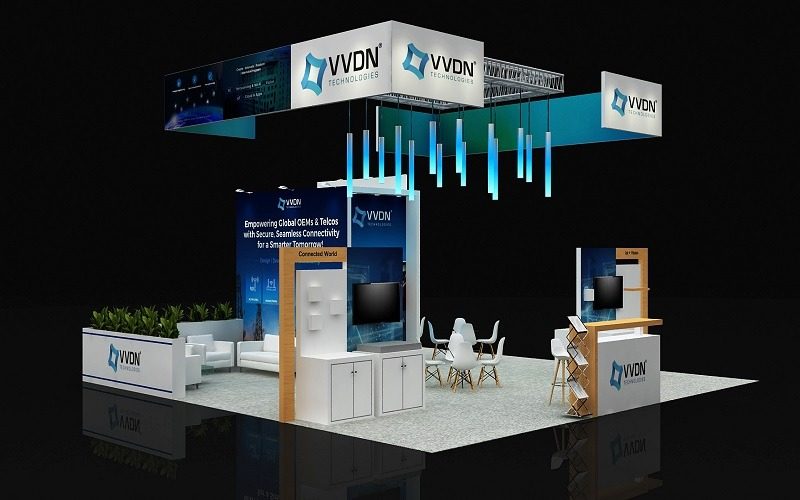 30x30 trade show booth