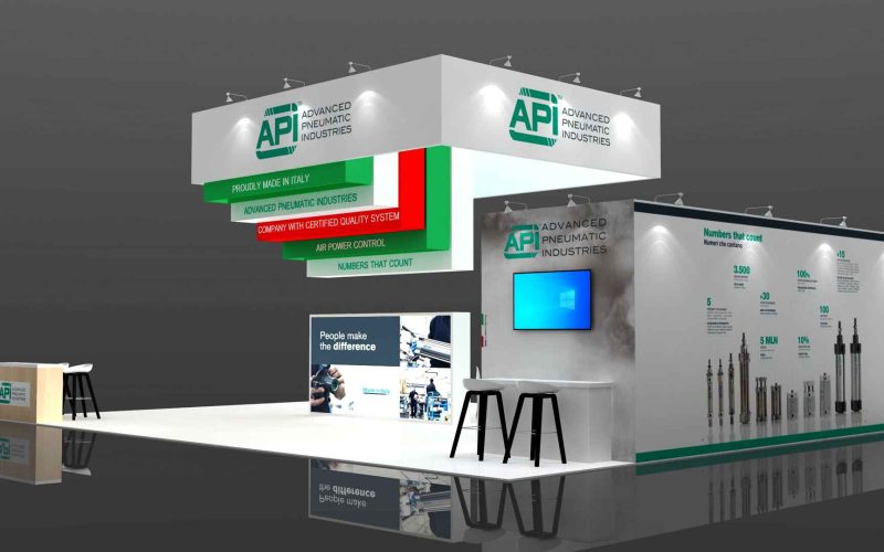 30x40 Trade Show Booth Design Display
